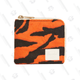 Johnny Zip Wallet in Tiger/Royal Blue, $40